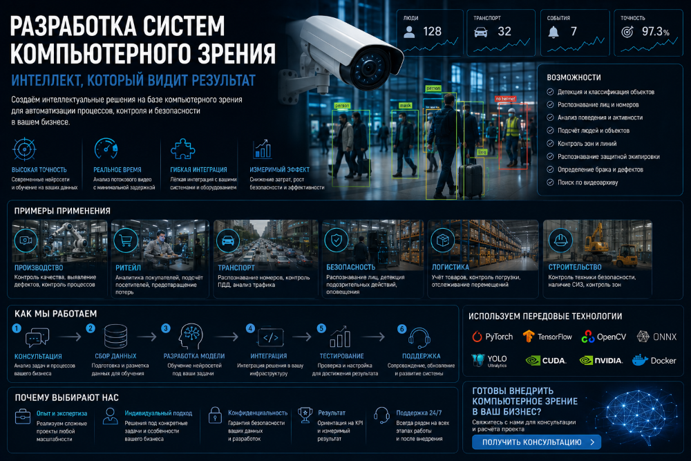 Разработка систем компьютерного зрения