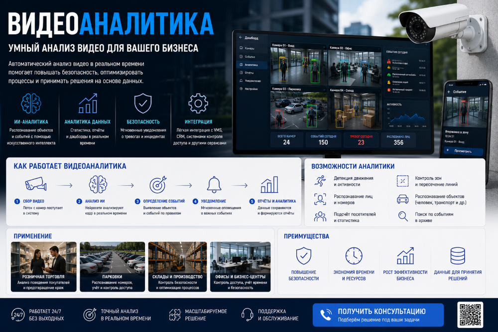 Видеоаналитика для бизнеса
